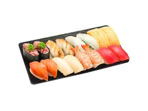 スシローお手頃セット8種 2人前(16貫)