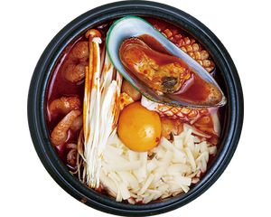 海鮮チーズスンドゥブチゲ(ご飯付き)