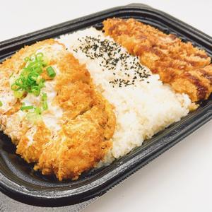 【デカ盛】卵とじ熟成ロースカツ＆熟成ロースカツププレート※即席袋みそ汁付