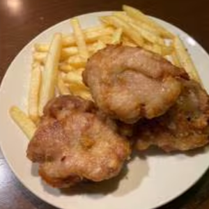 塩唐揚げ＆ポテト