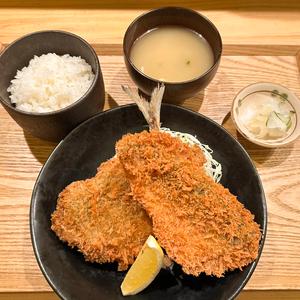 アジフライ定食