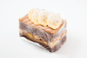 バナナのチョコレートケーキ