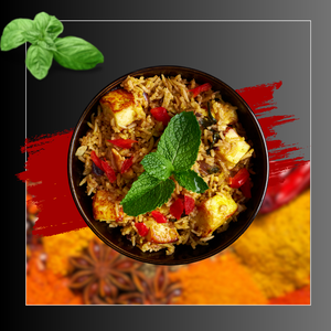 パニール&ベジタブルビリヤニ Paneer & Vegetable Biryani