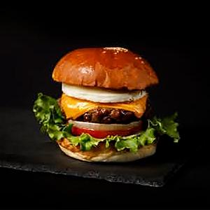 【安定の味】ECバーガー(Egg/ Cheese)単品 Egg'n cheeseBurger with no fries
