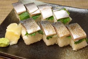 鯖二種棒寿司