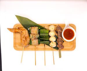串焼き盛り合わせ5本
