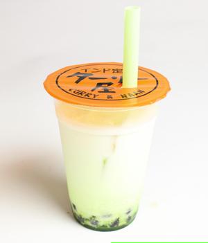 【6】抹茶ラッシータピオカ Mサイズ(Green Tea Lassi Tapioca)