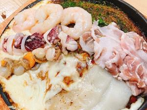 【殿堂入り】広島お好みスペシャル焼(豚・イカ・海老・帆立・麺・もち・チーズ)【マヨ】