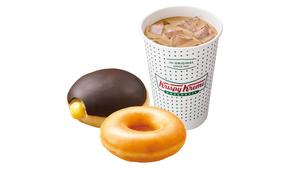 クリスピー・クリーム・ドーナツ 【店舗限定Wコンボ】カフェオレ(ホット/アイス)+おすすめドーナツ2種