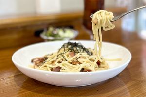 木こりの和風キノコパスタ