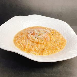 ずわい蟹とトマトクリームのリゾット Crab and tomato cream risotto
