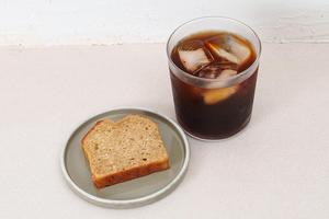 アイスコーヒー＆バナナパウンドケーキ