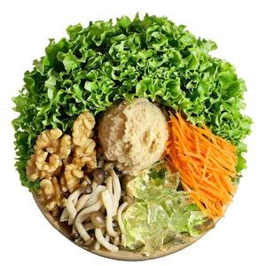 食べるコラーゲンのビューティーサラダ(食べるコラーゲン・おから・ニンジン・きのこ・ウォルナッツ)