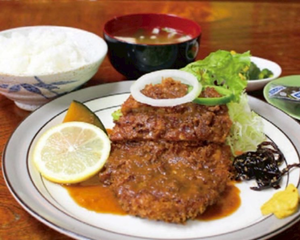 チキン味噌カツ定食