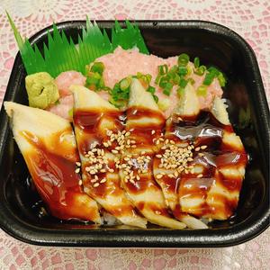 丼丸 穴子ねぎとろ丼