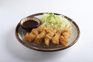 串かつ定食(鶏もも)