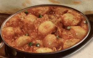 Hotate mushroom curry ホタテ マッシュルームカレー