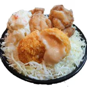 ジョニーのからあげ とろ～りカニクリ～ムからコロ丼