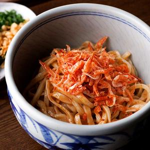 温 汁なし 海老まぜうどん