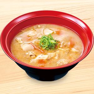 かつ庵人気No.3 とん汁（大） Pork Miso Soup(L)