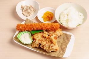 海老かつ＆鶏のからあげ弁当