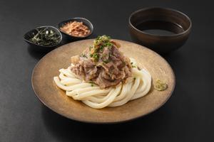 (冷)肉増し黒毛和牛の極太おうどん
