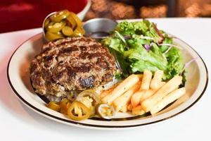 ハラペーニョビーフハンバーグステーキ(HOT) 辛さ3 Jalapeno beef hamburger steak (HOT) spicy 3