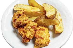 麺場 田所商店 唐揚げ＆ポテト(味噌唐揚げ3個+北海道産フライドポテト)