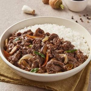 熟成豚肉の甘炒めビビンバ