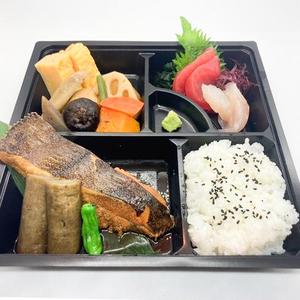 煮魚刺身御膳