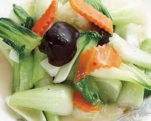 青梗菜の中華風炒め