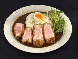 欧風黒バター国産豚極厚ロースカツカレー