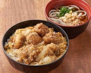 唐とじ丼とミニうどん(温)