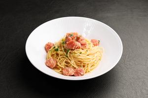 博多名物！明太子のペペロンチーノ