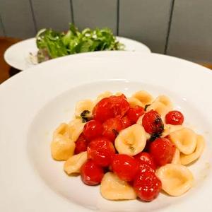 チェリートマトとバジリコのパスタセット