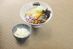 背脂煮干混ぜそば＆白ごはんセット