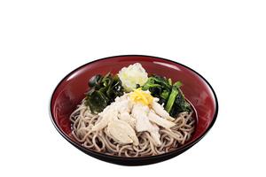 富士そば 女性に人気メニュー! ゆず鶏ほうれん草そば・うどん