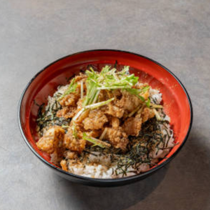 鶏かわ山椒丼