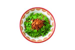 IC08 パクチー汁なし担々麺