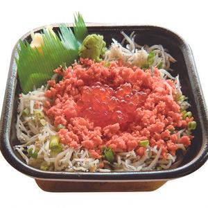 丼丸 鮭イクラシラス丼