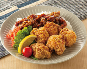 牛カルビ丼唐揚げ弁当(5個)