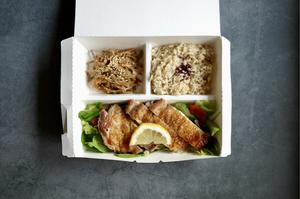 国産鶏もも肉塩レモン味【選べる副菜】/GrilledChicken&Brown Rice&Salad Set