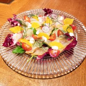 燻製メカジキのカルパッチョ仕立て(2人前)