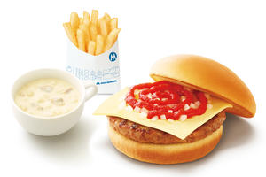 モスバーガー 【+70円ドリンクセット】チーズバーガー