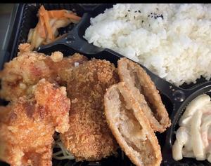 コロッケ2種＆唐揚げ弁当