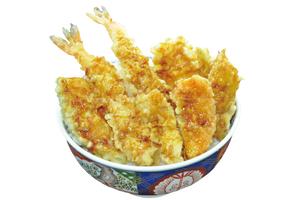 かつ丼と天丼の、かつてん 海鮮増し天丼