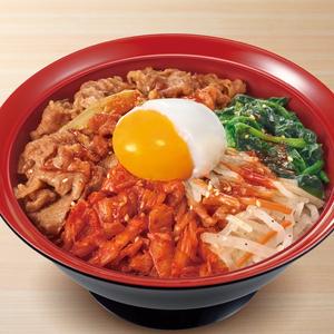 おんたまビビンバ牛丼 Bibimbap-Style Gyudon w/ Soft-Boiled Egg