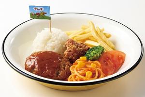 【L91】おこさまランチ～ハンバーグ＆からあげ(ゼリーつき)