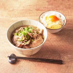 肉増し！肉吸いお肉120gと卵かけご飯定食