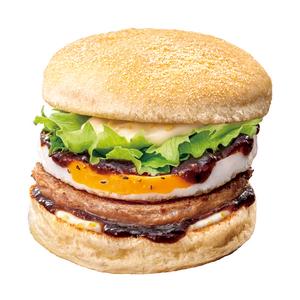 ゼッテリア ZETTERIA 【単品】月見モーニングマフィン Tsukimi Sausage Muffin with Egg